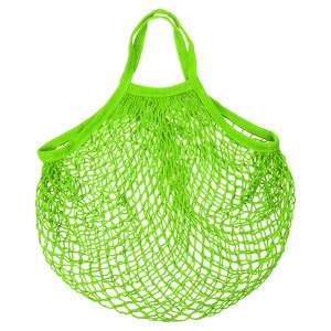 Unique Bargains Cotton Mesh Reusable Washable Grocery Bags 1 Pcs 15x13.8" - 1 of 4