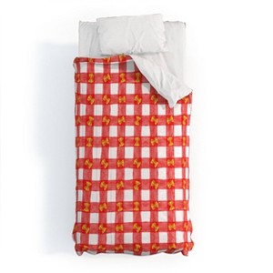 Deny Designs Adrianne Gingham Pasta Twin/Twin XL Comforter and Sham Set (2-3pc Set) - 1 of 4