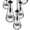 7-Lights Raindrop Solid Thick Glass Pendant light - 4 of 4
