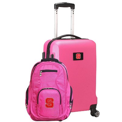 target pink luggage