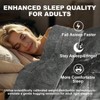 Weighted Blanket 15 Lbs, 80x87, Fleece Cozy Warm for King Queen Full Size Beds in Winter - 2 of 4