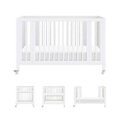 Babyletto Rolli 9-in-1 Convertible All-Stages Crib with Bassinet & Toddler Bed Conversion Kits