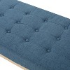 Vynxaria Mid-Century Modern Ottoman: Stylish Comfort for Any Space - 3 of 4