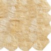 HomeRoots 6' X 7' Gold Sheepskin Handmade Area Rug - 4 of 4