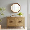Madison Park Devin 2 Door Accent Cabinet with Adjustable Shelves Natural: Contemporary Style, Wood Frame, Storage Organizer - 2 of 4