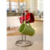 Spectrum Diversified Euro 6 Mug Holder Satin Nickel: Metal Kitchen Storage, Hand Wash, Glassware Organizer, Silver Finish - 3 of 3