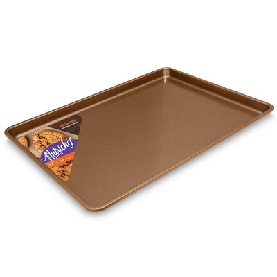 Nutrichef Nonstick Cookie Sheet Baking Pan - 2pc Large Metal Oven Baking  Tray, Black : Target