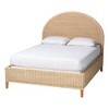 bali & pari Lanica Japandi Sun-Bleached Braided Rattan Queen Size 4-Piece Bedroom Set - 4 of 4