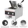 6L Electric Deep Fryer Single Tank Countertop 1800W With Timer/Basket/Oil Drain - 4 of 4