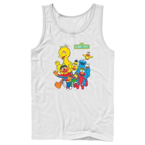 Men's Sesame Street Main Group Shot Tank Top - image 1 of 4