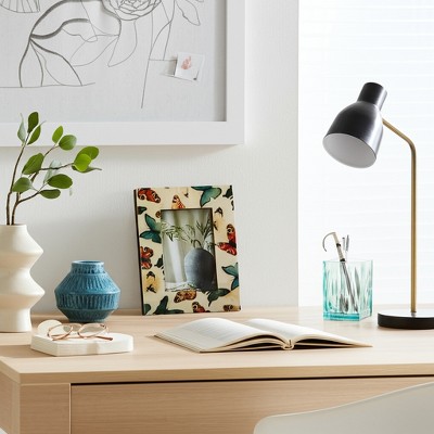 Boho Butterfly Picture Frame - Handcrafted Wood & Resin Photo Frame - Vintage Glam Decor for Living Room, Bedroom, Office