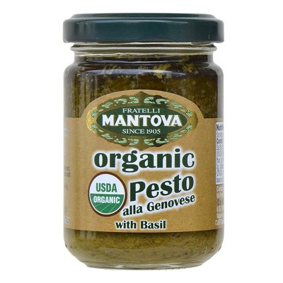 Mantova Organic Pesto alla Genovese - 12 pack, 4.6 oz