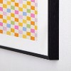 Iveta Abolina Eclectic Checker Check Cream Metal Framed Art Print - Deny Designs - 4 of 4