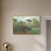 Art Remedy Monet - Garden with Dahlias Impresionism Landscape Wall Art Framed - 2 of 4