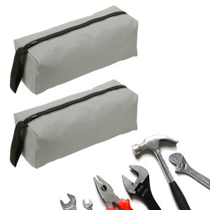 Unique Bargains Oxford Cloth Multi-Purpose Organizing Zipper Electrician Tool Bags 2 Pcs - 1 of 4