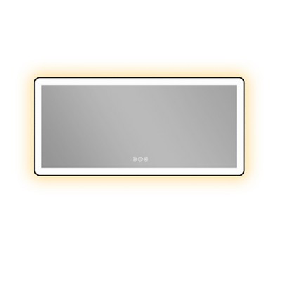 Black Framed Led Bathroom Mirror