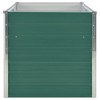 vidaXL Garden Raised Bed Galvanised Steel, Rectangular Garden Planter for Flowers and Planters, Raised Bed, Weather-Resistant, Green, 63"x31.5"x30.3" - 4 of 4