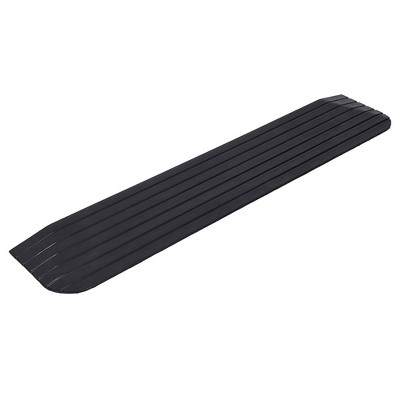 Wheelchair Ramp, Door Ramp, Holds Up to 2200 lbs Non-Slip Surface Rubber Solid Threshold Ramp,43"L X 8"W X 1"H