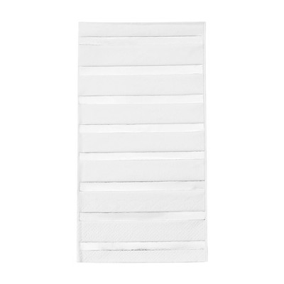 Smarty Had A Party White w/ Silver Stripes Paper Dinner Napkins - 600 pcs