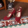 Allegra K Women's Platform Cross Strap Round Toe Stiletto Heels Pumps - 2 of 4
