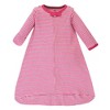 Touched by Nature Baby Girls Organic Cotton Long-Sleeve Wearable Sleeping Bag, Sack, Blanket, Bright Butterflies - 2 of 3