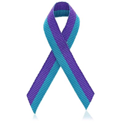 Bright Creations Suicide Prevention Awareness Ribbons with Pins, 250 Pack