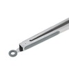 Unique Bargains Serving Tongs Lace Edge Food Tong 12-Inch Dishwasher Safe Stainless Steel Silicone 1Pcs - 3 of 3