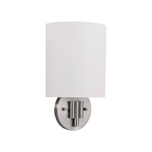 (Set of 2) Whistbrough Decorative Wall Sconce Brushed Nickel (Lamp Only) - Aiden Lane