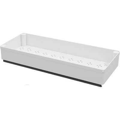 3 Pack Pull Out Cabinet Organizer - No Punch Extendable Slide Out Drawer, Shelf Storage White