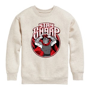 Boys' - Teenage Mutant Ninja Turtles - Stay Sharp Graphic Long Sleeve Fleece Sweatshirt - 1 of 4