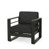 Christopher Knight Home Maya Bay Outdoor Club Chair with Cushions Aluminum Black/Dark Gray - image 4 of 4