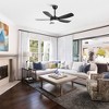 Parrot Uncle 42” Black Modern LED Ceiling Fan with Light and Remote - 2 of 4
