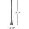 John Timberland Hepworth Vintage Rustic Outdoor Post Light and Cap Base Veranda Bronze 76 3/4" for Post Exterior Barn Deck House Porch Yard Patio Home - 4 of 4