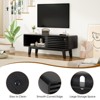 FURNIinspire TV Stands And Consoles Storage TV Stand For TVs Up To 59 Inch, Modern TV Console With Storage For Living Room, Black, 14.2"*46"*17.8" - 4 of 4