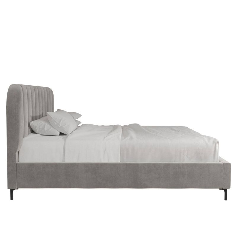 Cara Velvet Upholstered Bed - Room & Joy, 3 of 10