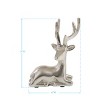 Split P Sitting Silver Reindeer - image 4 of 4