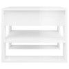 vidaXL Coffee Table in High Gloss White - Engineered Wood & Square Design - 4 of 4