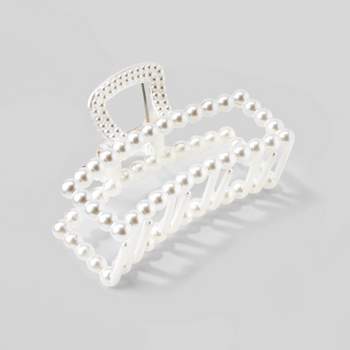 Rectangle Frosted Jumbo Claw Hair Clip - Wild Fable™