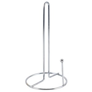 Home Mart Goods 11" Tall - Silver Metal Paper Towel Holder - 1 of 4