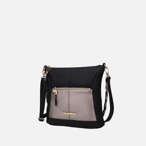 MKF Collection Nala Vegan Color-block Leather Women’s Shoulder Bag by Mia K - 1 of 4