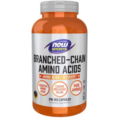Branched Chain Amino Acids by Now Foods  -  240 Capsule