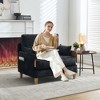 TiramisuBest 3-in-1 convertible sleeper,Foldable sofa bed recliner with three pillows for small spaces - 2 of 4