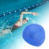 Unique Bargains Silicone Waterproof Solid Color Swimming Cap 1 Pc - 2 of 4