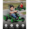 24V 9Ah Kids Ride On Go Kart Toy,High Speed 8.1MPH Drifting Car with 2x300W Motors,14.3" XL Seat,Full Metal Frame - 2 of 4