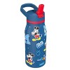 Zak Designs 14oz Mickey Mouse Tranquility Sip Water Bottle - 2 of 4