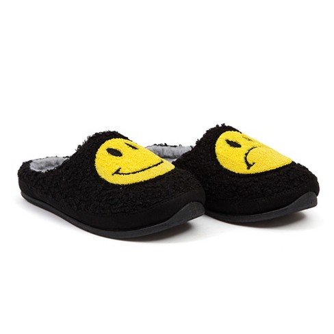 Deer Stags Unisex Wink Memory Foam Slipper - Black/grey - 12 :