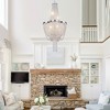 LLHZSY Modern 8-Light Tassel Chain Empire Chandelier With Black/Chrome - 2 of 4