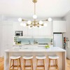 POWLIG 12-Light Gold Mid Century Modern Sputnik Chandelier - 3 of 4