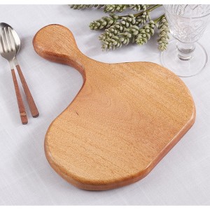 Saro Lifestyle Saro Lifestyle Chopping Board With Organic Shape Design, Natural, 7.5"x7" - 1 of 2