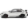 2023 BMW M2 M Performance (G87) Alpine White with Black Top 1/43 Diecast Model Car by Solido - 2 of 4